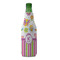 Butterflies & Stripes Zipper Bottle Cooler - FRONT (bottle)