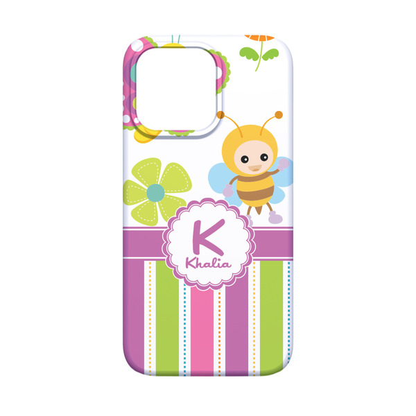 Butterflies & Stripes iPhone 13 Mini Case - Back