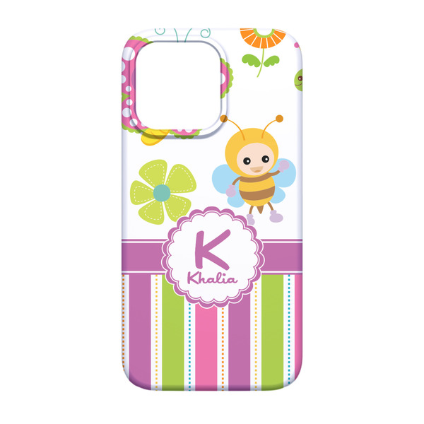Butterflies & Stripes iPhone 13 Pro Case - Back