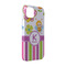 Butterflies & Stripes iPhone 14 Case - Angle