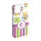 Butterflies & Stripes iPhone 15 Case - Angle