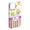 Butterflies & Stripes iPhone 15 Plus Case - Angle