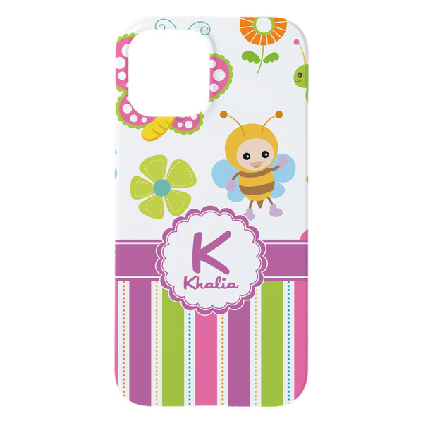 Butterflies & Stripes iPhone 15 Pro Max Case - Back