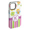 Butterflies & Stripes iPhone Case - Rubber Lined - iPhone 15 Pro Max (Personalized)