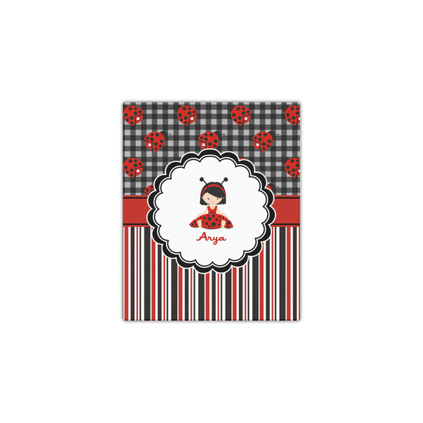 Ladybugs & Stripes 11x14 - Canvas Print - Front View