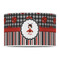 Ladybugs & Stripes 12" Drum Lampshade - FRONT (Poly Film)