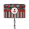 Ladybugs & Stripes 12" Drum Lampshade - ON STAND (Fabric)