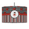 Ladybugs & Stripes 12" Drum Lampshade - PENDANT (Fabric)