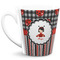 Ladybugs & Stripes 12 Oz Latte Mug - Front Full