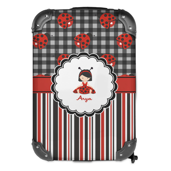 Ladybugs & Stripes 13" Hard Shell Backpacks - FRONT