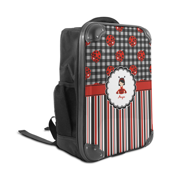 Ladybugs & Stripes 15" Backpack - ANGLE VIEW