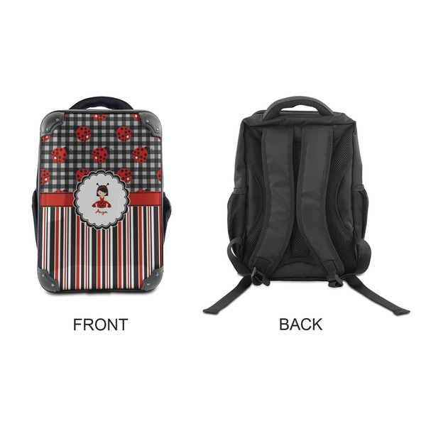 Ladybugs & Stripes 15" Backpack - APPROVAL