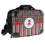 Ladybugs & Stripes Hard Shell Briefcase (Personalized)