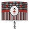 Ladybugs & Stripes 16" Drum Lampshade - ON STAND (Poly Film)