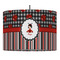 Ladybugs & Stripes Drum Pendant Lamp (Personalized)
