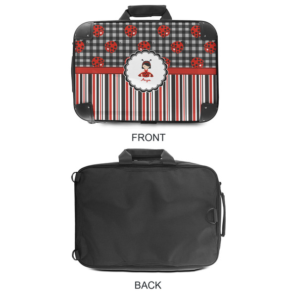 Ladybugs & Stripes 18" Laptop Briefcase - APPROVAL