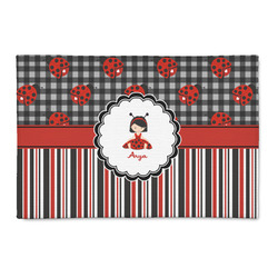 Ladybugs & Stripes 2' x 3' Indoor Area Rug (Personalized)