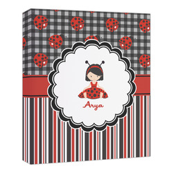 Ladybugs & Stripes Canvas Print - 20x24 (Personalized)