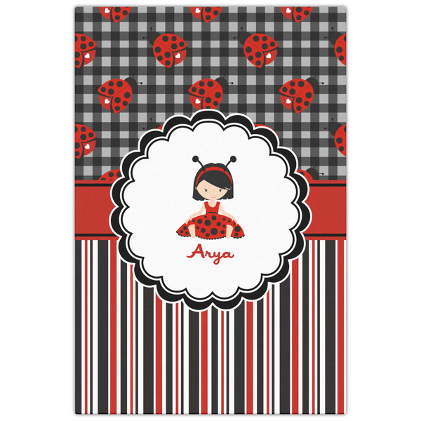 Ladybugs & Stripes 20x30 - Canvas Print - Front View