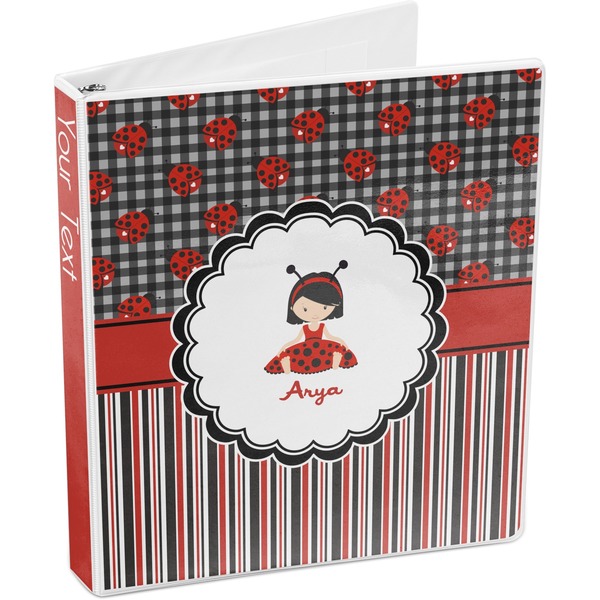 Ladybugs & Stripes 3-Ring Binder 3/4 - Main