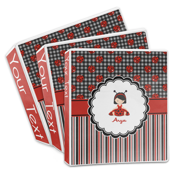 Ladybugs & Stripes 3-Ring Binder Group