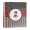 Ladybugs & Stripes 3-Ring Binder - 1 inch (Personalized)