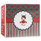 Ladybugs & Stripes 3-Ring Binder - 3 inch (Personalized)