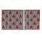 Ladybugs & Stripes 3 Ring Binders - Full Wrap - 1" - OPEN INSIDE