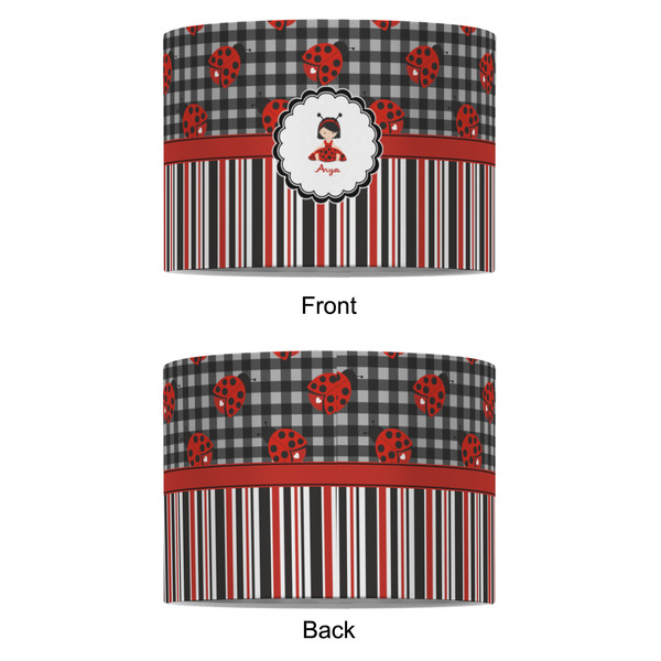 Ladybugs & Stripes 8" Drum Lampshade - APPROVAL (Fabric)