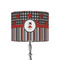Ladybugs & Stripes 8" Drum Lampshade - ON STAND (Fabric)