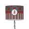 Ladybugs & Stripes 8" Drum Lampshade - ON STAND (Poly Film)