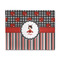 Ladybugs & Stripes 8'x10' Patio Rug - Front/Main