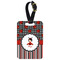 Ladybugs & Stripes Metal Luggage Tag w/ Name or Text
