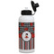 Ladybugs & Stripes Aluminum Water Bottle - White Front
