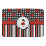 Ladybugs & Stripes Anti-Fatigue Kitchen Mat (Personalized)