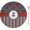 Ladybugs & Stripes Appetizer / Dessert Plate