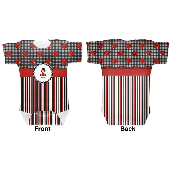 Ladybugs & Stripes Baby Bodysuit Approval