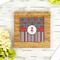 Ladybugs & Stripes Bamboo Trivet with 6" Tile - LIFESTYLE
