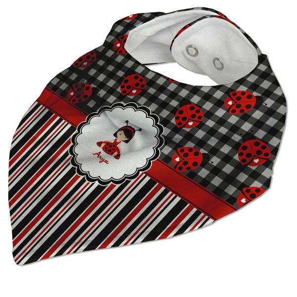 Ladybugs & Stripes Bandana Closed