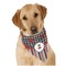 Ladybugs & Stripes Dog Bandana Scarf w/ Name or Text