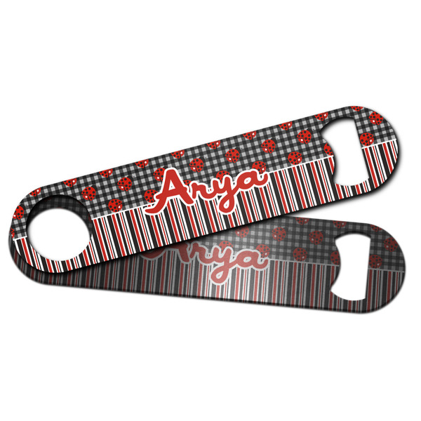 Ladybugs & Stripes Bar Bottle Opener - Main