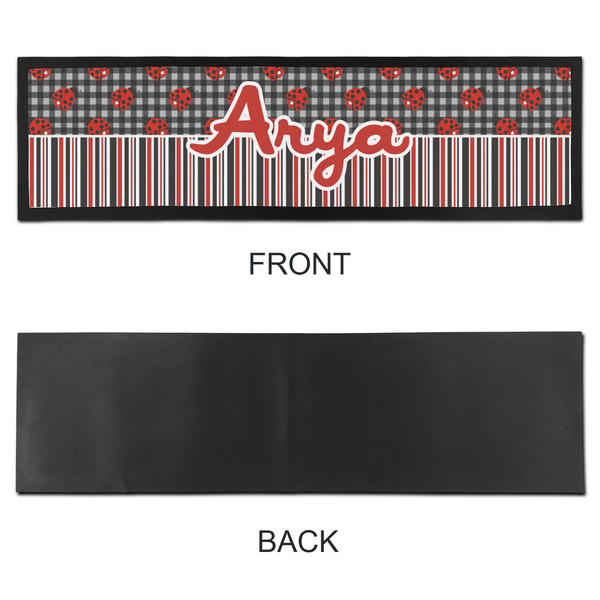 Ladybugs & Stripes Bar Mat - Large - APPROVAL