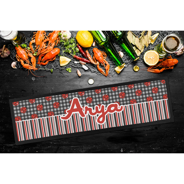 Ladybugs & Stripes Bar Mat - Large - LIFESTYLE