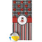 Ladybugs & Stripes Beach Towel (Personalized)