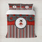 Ladybugs & Stripes Bedding Set- Queen Lifestyle - Duvet