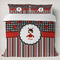 Ladybugs & Stripes Duvet Cover Set - King (Personalized)