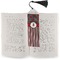 Ladybugs & Stripes Bookmark with tassel - In book