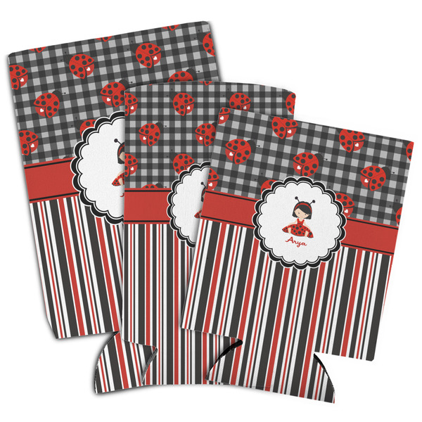 Ladybugs & Stripes Can Coolers - PARENT/MAIN