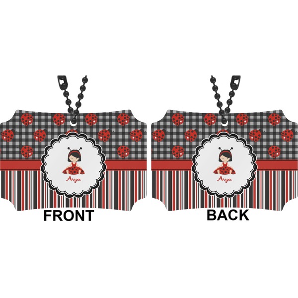 Ladybugs & Stripes Car Ornament - Berlin (Approval)