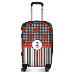 Ladybugs & Stripes Suitcase - 20" Carry On (Personalized)